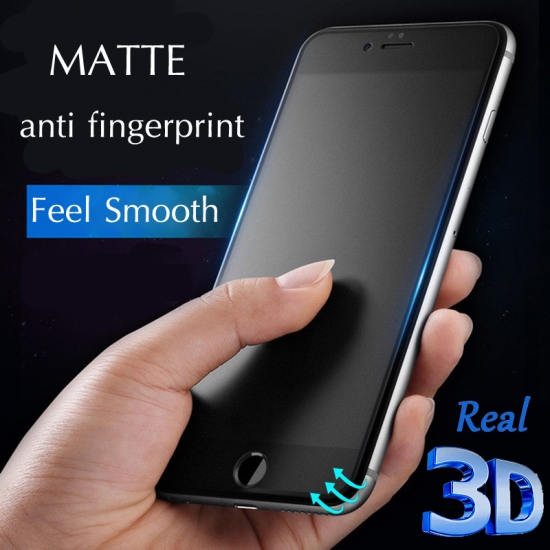 acessórios de telefone celular protetor de vidro temperado 9h matte para iphone 7 softedge